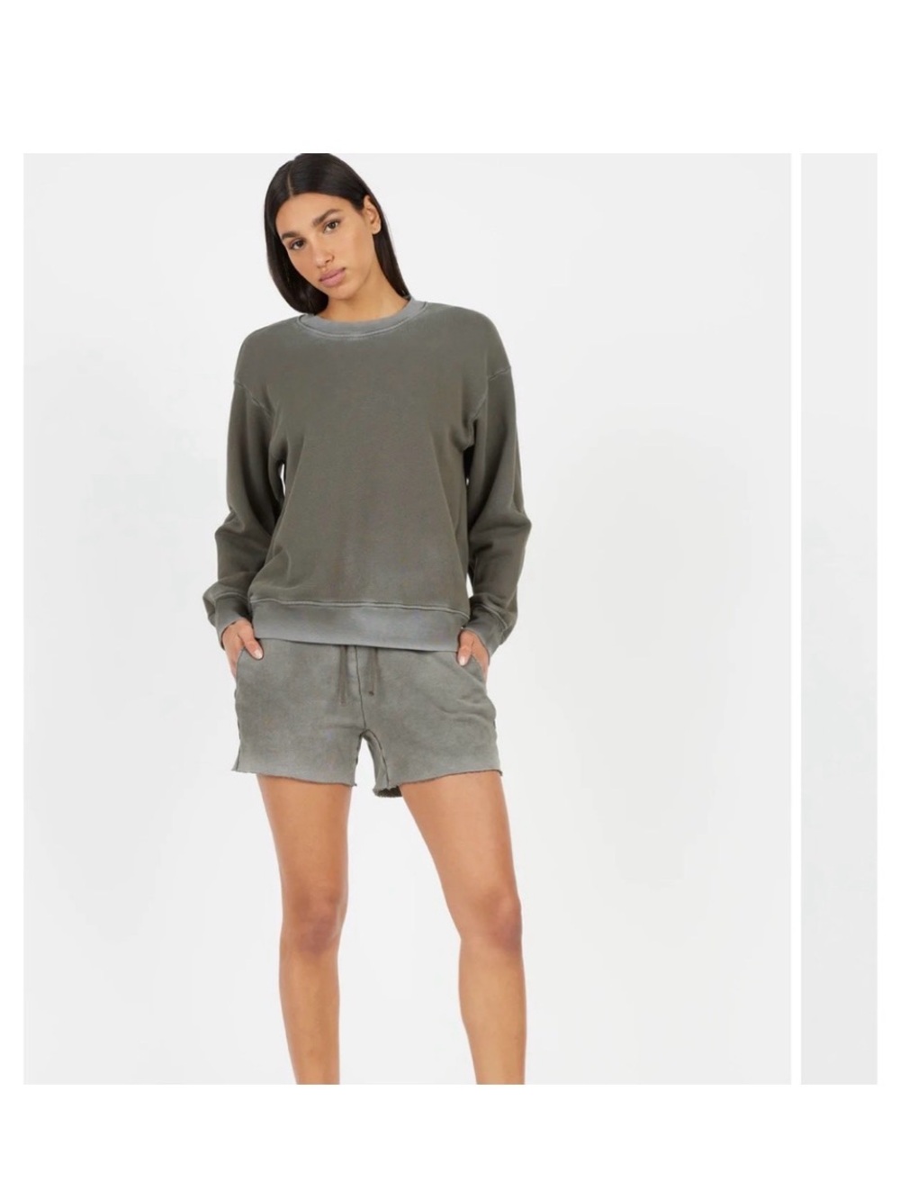 Cotton Citizen Taupe grey/brown Brooklyn Pullover